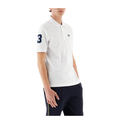 La Martina Polo Polo Uomo con patch sulla manica M P25 - LA MARTINAMAP300PK001 - 00001 - M - Francavilla Moda
